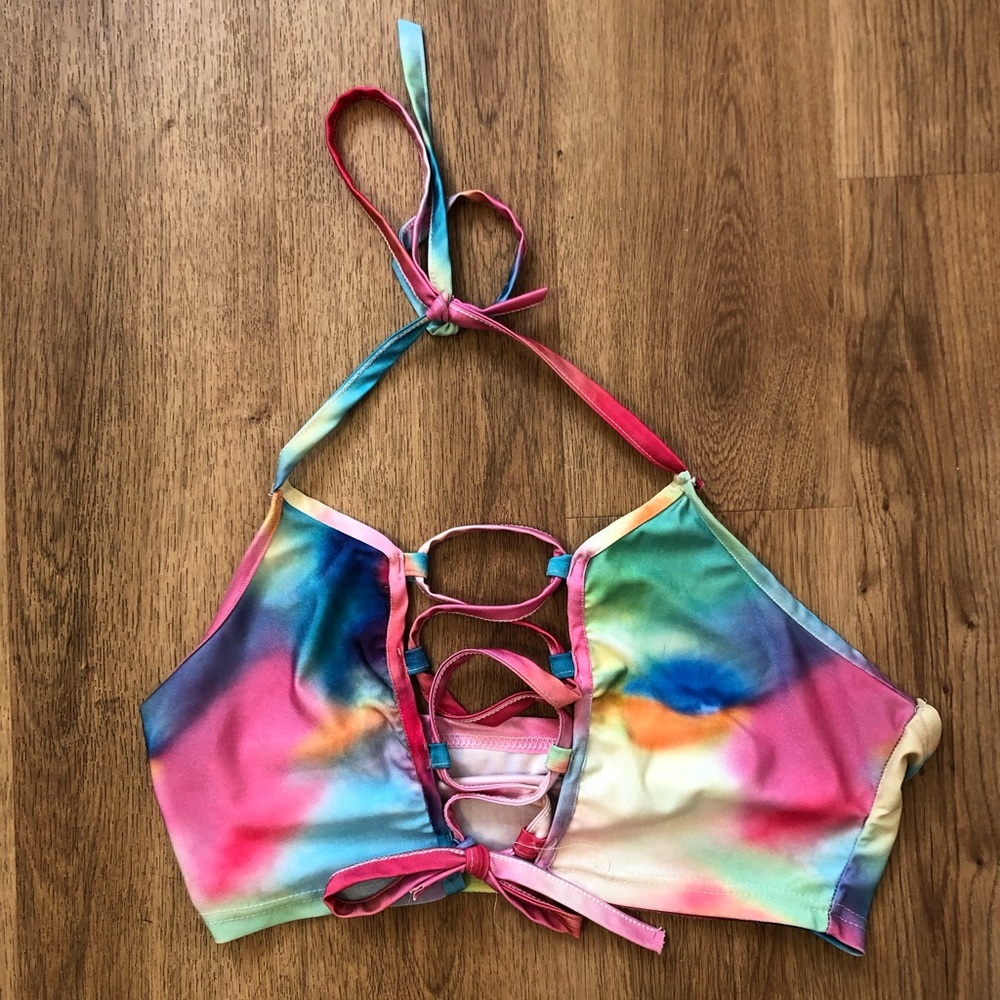 Rainbow Tie Top